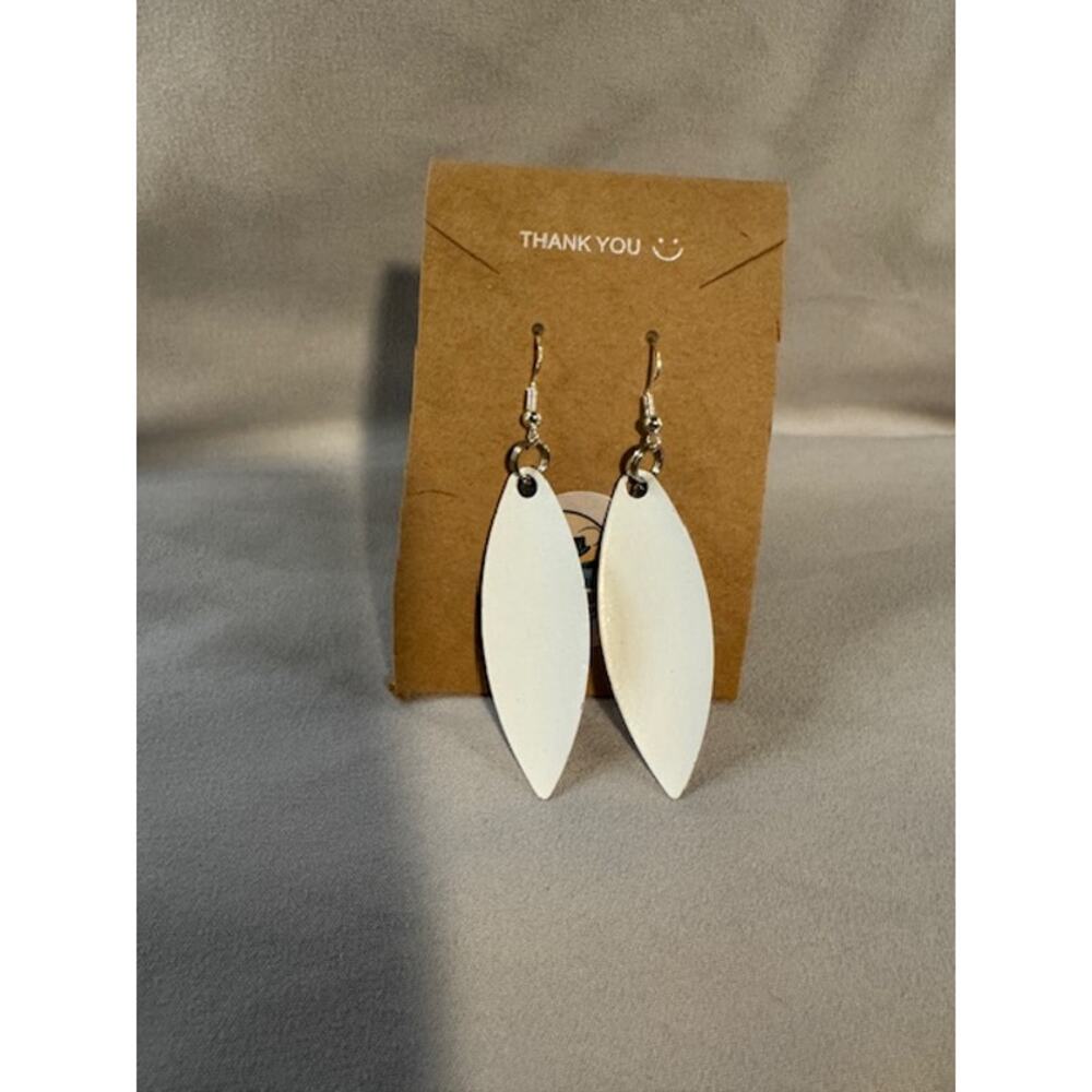 Custom Blade‎ Earrings – Sterling Silver Hooks – Handmade